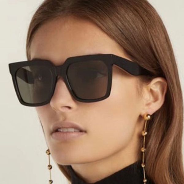 

woohoo 2020 oversized sunglasses women square gradient sun glasses men pink gafas de sol de los hombres uv400, White;black