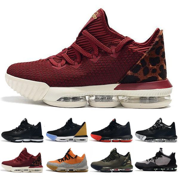 

mens lebron 16 xvi low basketball shoes for sale army green black gold tan bred