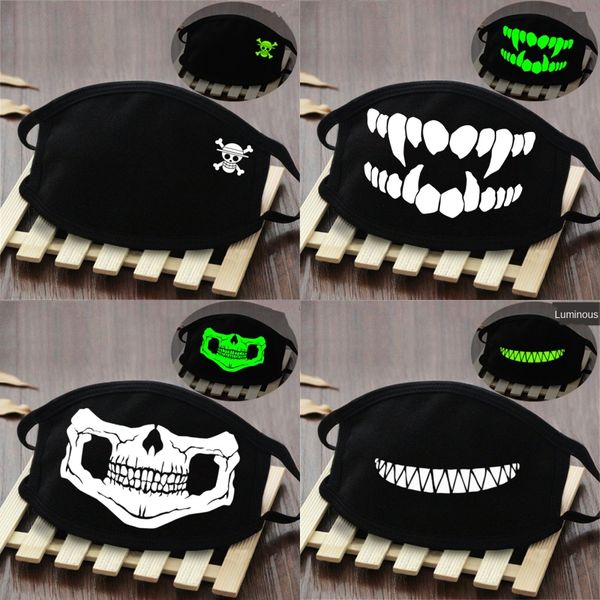 

festival smoke printing masks magic scarves motorcycle bicycle half face mask ghost skull scarf multi use neck ghost half face #844#905#533, Black