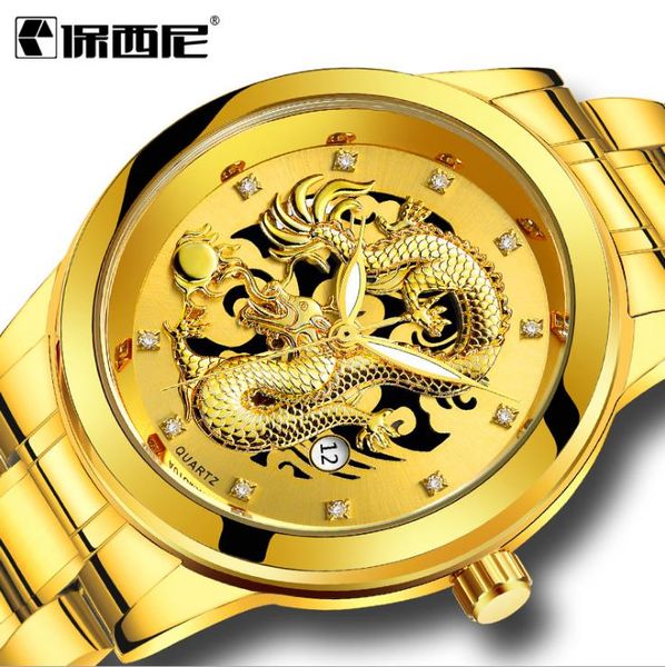 

Hip Hop Men Watches Top Iced Out Watch Gold Quartz Wristwatches Man Bling Diamonds Waterproof Reloj Hombre 2020 New