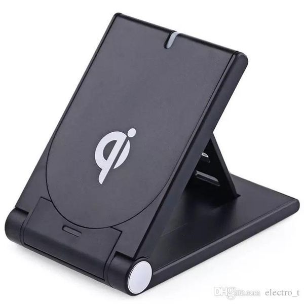 

qi wireless charger adjustable q11 for iphone 11 x 8 stand dock folding phone holder for samsung s8 s9 s10 note wireless charging pad rmzmza