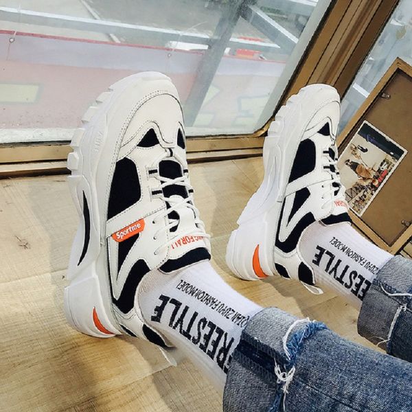 

ins torre shoes men shoes casual white korean trend joker white summer breathable sports tide, Black