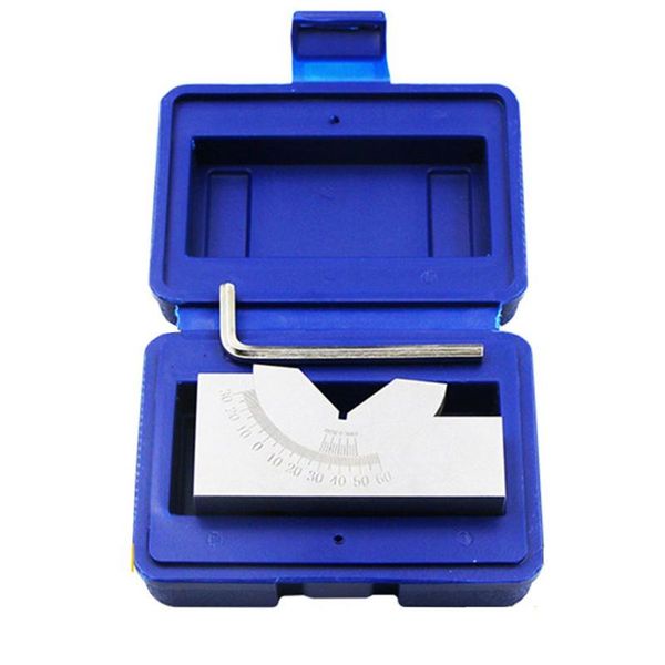 

grinder adjustable angle gauge 75x25x32mm precision mini adjustable angle v block milling 0 degrees up to 60 degrees neutral