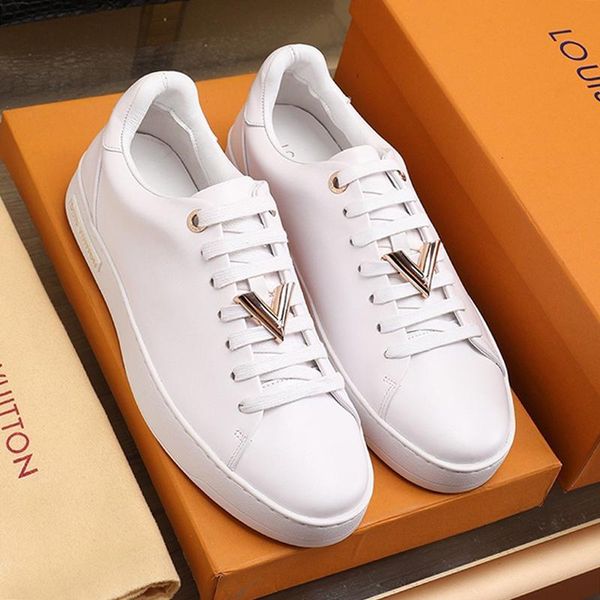 

new arrival frontrow sneaker men 's shoes fashion classic comfortable luxury shoes plus size low casual men shoes chaussures pour, Black
