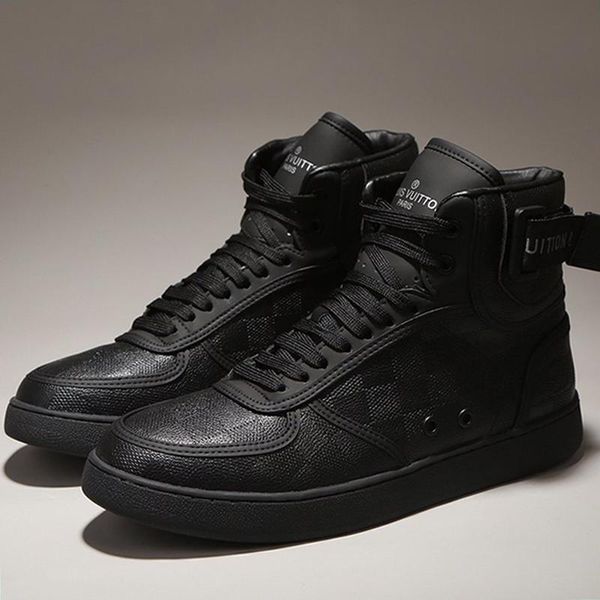 

2021 rivoli sneaker boots mens shoes herren sportschuhe fashion classic comfortable vintage sneakers casual lace -up style men, Black