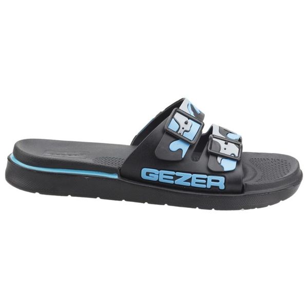 

gezer 10192 sea beach pool bath daily men slipper blue black