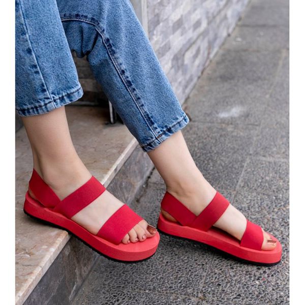 

macle red sandals, Black