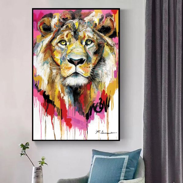 

canvas painting wall posters prints modern graffiti wall art pictures for living children room decoration dining restaurant l home decor