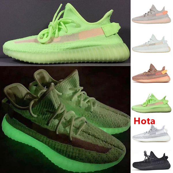 

the gid glow dark in clay v2 running shoes true form hyperspace static reflective oreo cream sesame beluga copper men trainer sport sneakers