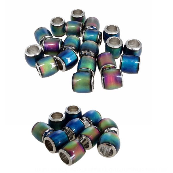 

qoue9 large temperature color changing transfer large diy accessories beads aperture beads color changing straight pipe creative diy accesso, Silver