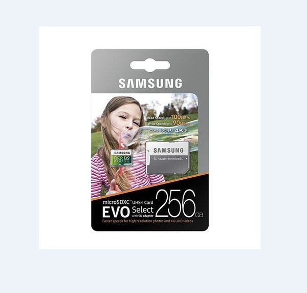 

1pcs 32gb/64gb/128gb/256gb samsung evo select plus micro sd card/vehicle recorder tf card/4k hd camera storage card 100mb/s
