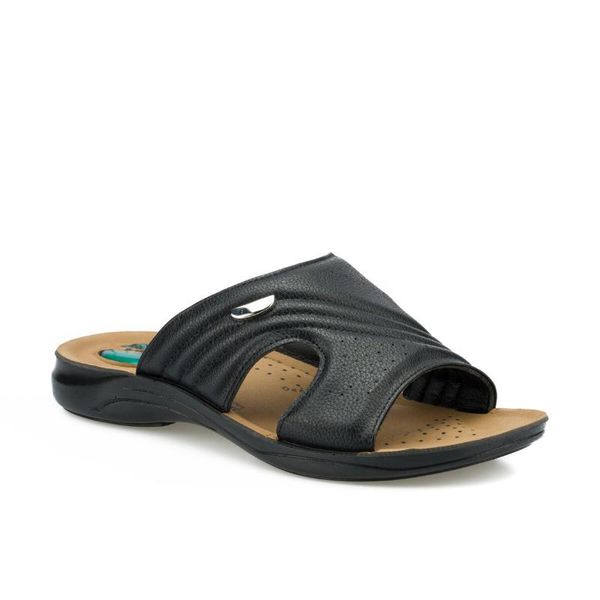 

flo 160270.m black male slippers polaris