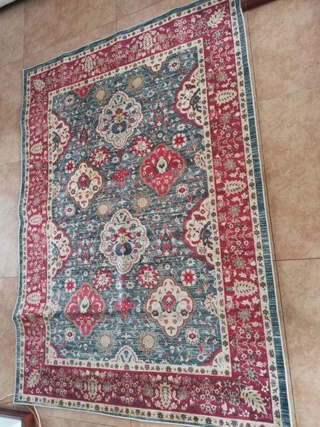 

retro style printed persian rug for bedroom160x230cm, big size american style coffee table carpet, home decoration floor mat