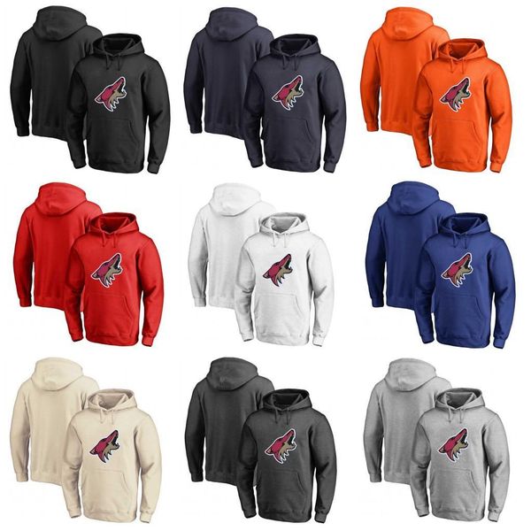 

custom phoenix coyotes hoodie jerseys pullover hoodie any name number blank stitched hockey hooded sweatshirt, Black;red