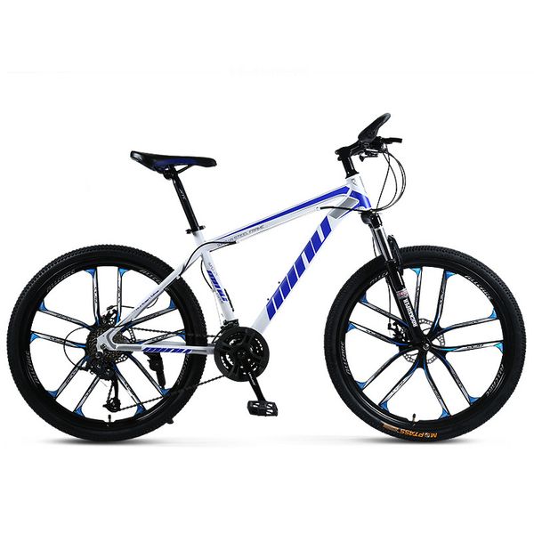 

mountain bike 26-inch 27/30-speed one-wheel cross-country variable speed bike male student shock absorption bike