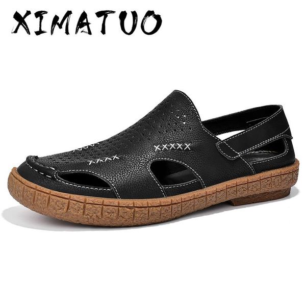

summer new mens gladiator sandals fashion breathable mens sandals summer outdoor men beach non-slip water shoes, Black
