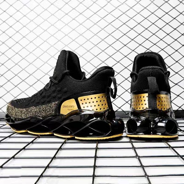 

горячие продают новые лезвия кроссовок для мужчин дышащего soft кроссовок демпфирования тренажеры фитнес спорт кроссовки zapatillas, Black