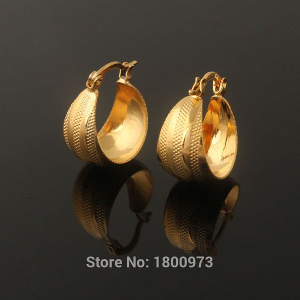 

new vintage earrings fashion jewelry18k gold color filled exquisite pattern greek key ear jewelry for women great gifts, Golden;silver
