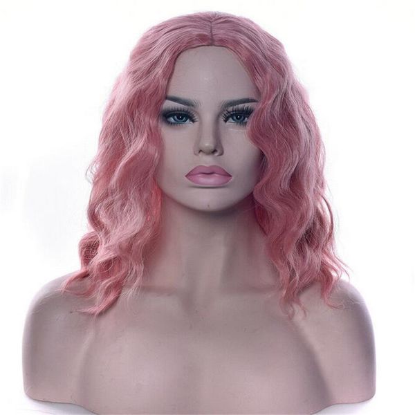 

new cosplay sakura kinomoto short pink women's wig, Black
