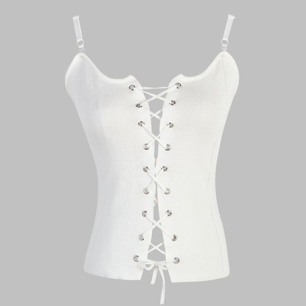 

2020 лето нового сексуальной струна ремня твердого sling лента vest лента цвет всех матч трикотажного жилет подвязка jr2322, Camo