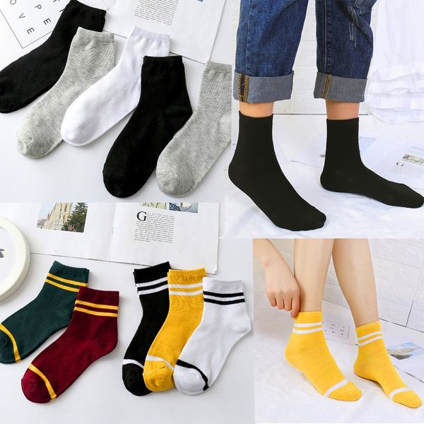 

factory express and various pure color warm casual korean women's medium warm and socks fashionable socks women's, Pink;yellow