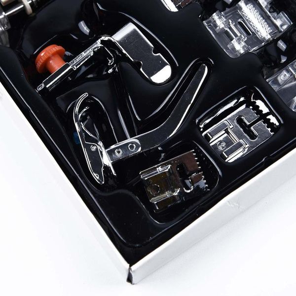 

sewing notions & tools 42pcs domestic machine presser foot set for janome bro baby lock kits accessories, Black