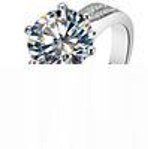 

luxury quality wedding synthetic diamond rings 925 sterling silver engagement ring anniversary women band paved setting, Golden;silver