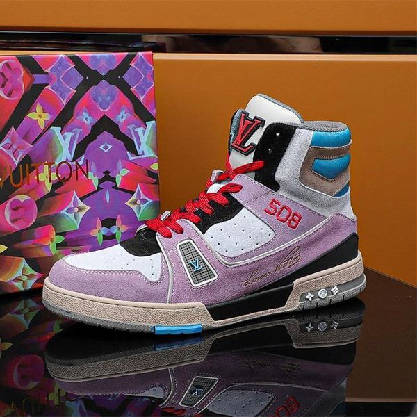 

2021 designer famous luxury mens casual shoes,high mens casual sport shoes breathable leather casual shoes size 38-46 0066, Black