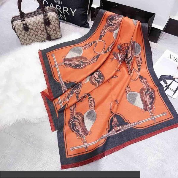 

luxury- моды бренд дизайнер леди осень и зима комфортное тепло вскользь универсальный высокого качества шарфа 70 * 180 5 цветов, Blue;gray