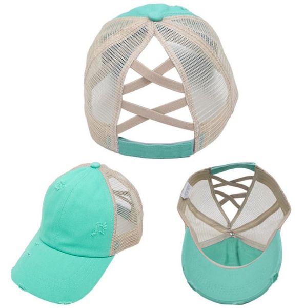 

adjustable outdoor cap baseball da728 tennis summer sport caps hole hat female breathable washable ponytail baseball cap sunhat uolet, Blue;gray