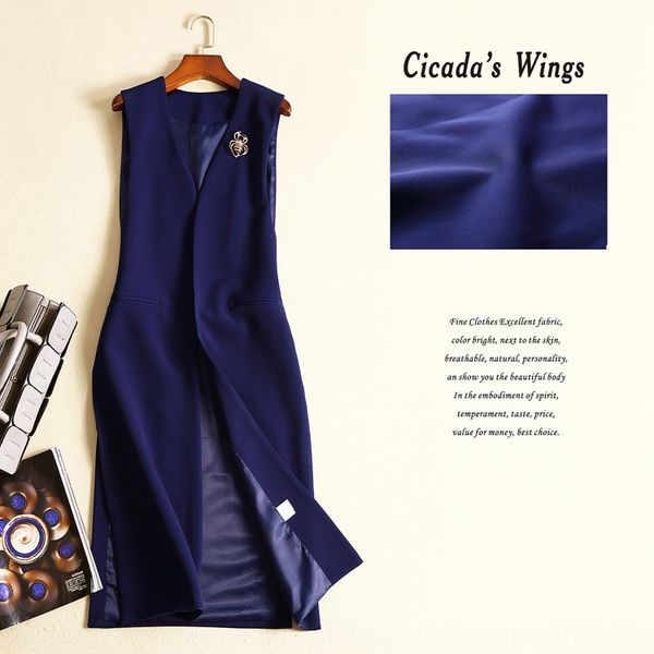 

women's windbreaker autumn new women's solid color windbreaker coat slimming sleeveless coat for women, Tan;black