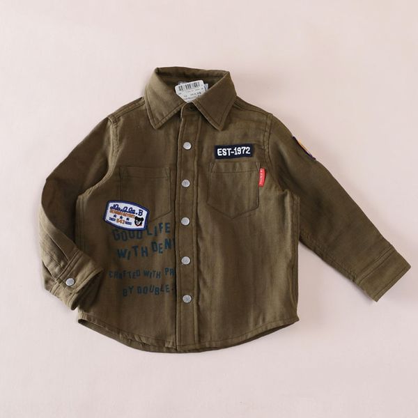 

3deno clear goods new clothing tong chen shan tong chen shan jacket children's shirt small and medium-sized children's shirt long, White;black