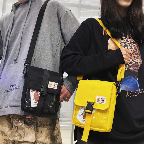

super fire harajuku local conditions cool disco bag student japanese canvas shoulder bag small satchel messenger bag female male