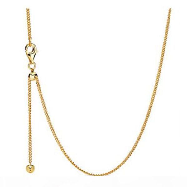 

fahmi 100% 925 sterling silver 2019 autumn preview shine curb chain necklace rose long link cable chain necklace oak leaf crown