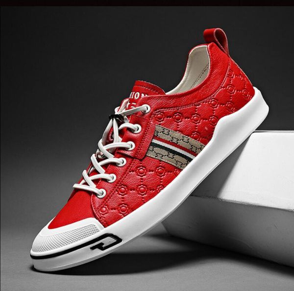 

brand new men's leather shoes korean trend comfortable loafer men shoes british fashion men sneakers new moccasins a78, Black