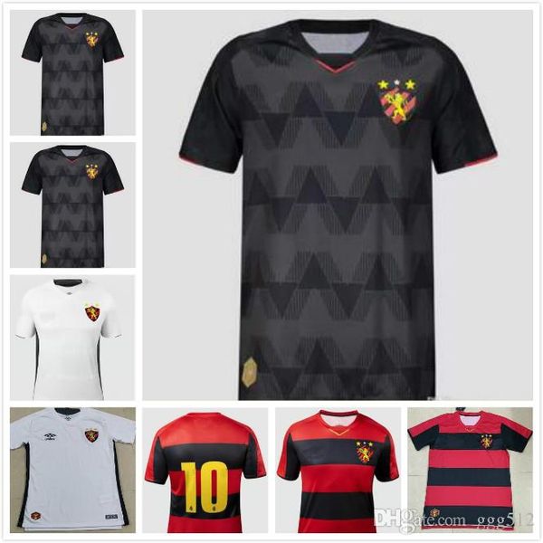 

2019 2020 sport club do recife soccer jerseys 19 20 camisetas de fÃºtbol home red hernane sander yago luan artur augusto football shirts, Black;yellow