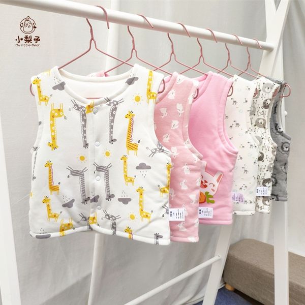

cute vest thickened quilted warm baby clothes boys and warm clothing children's children's girls 2019 autumn and winter cotton, Camo