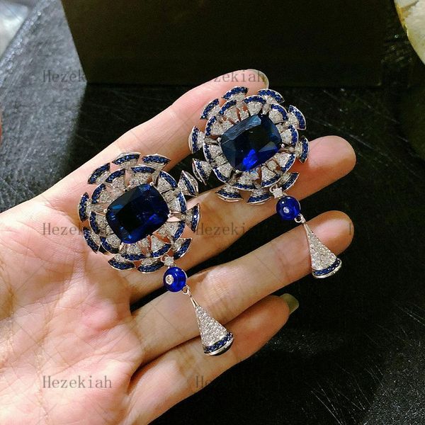 

hezekiah s925 sterling silver flower earrings aristocratic temperament ladies earrings prom party circular earrings, Golden