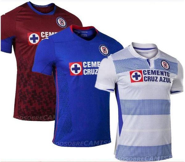 

20 21 cruz azul soccer jerseys home away third 2020 2021 liga mx mexico club #31 pineda fernandez caraglio alvarado football uniform shirts, Black;yellow