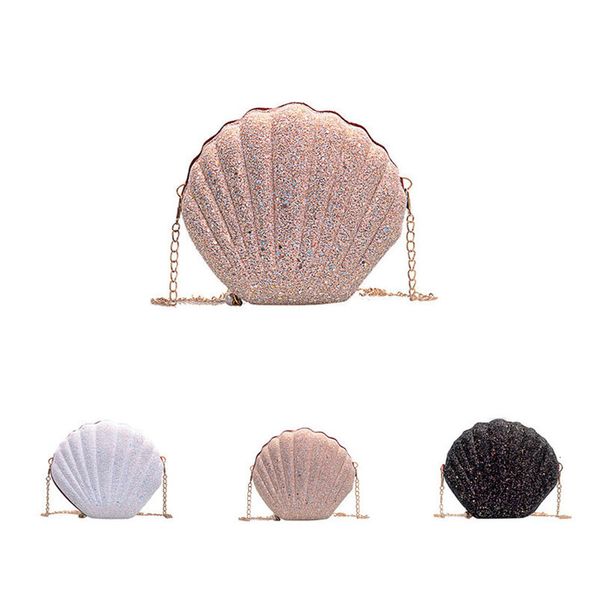 

2020 new shiny school bags shell crossbody mini bags korean fashion shoulder bag wholesale kids backpack girls mochila escolar