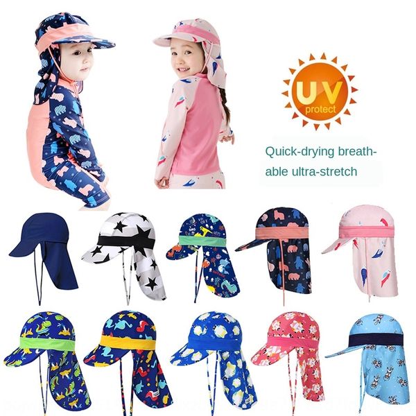

children's outdoor beach sun-proof windproof uv-proof cartoon devil swimming cap swimming cap