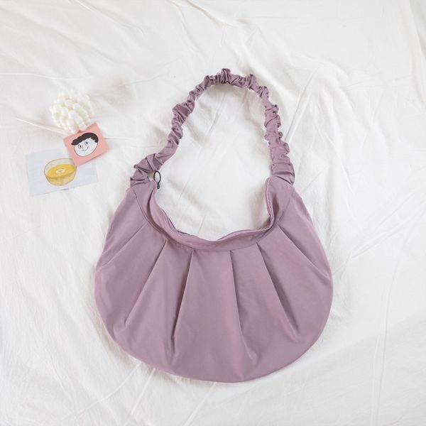 

fashion crossbody bags for women 2020 solid color hobo shoulder bags large capacity shopping hand simple female daily bag