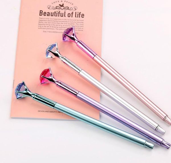 

kawai gel pen big gem ball pen with large diamond magical pen fashion school office supplies students gift awards ppshop01 gvnyf