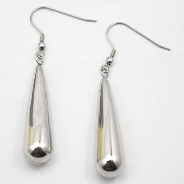 

long drop water element dangle earrings ear hook for women dangle earring jewelry simple silver tear drop earrings pendant earrings