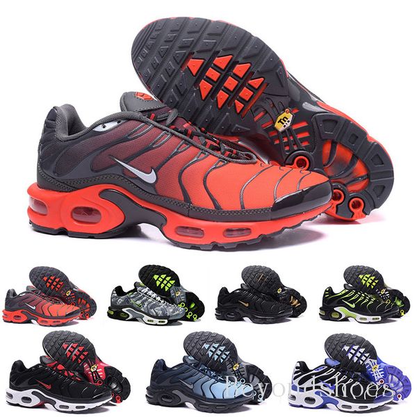 

2019 new running shoes men tn shoes tns plus fashion increased ventilation casual trainers olive red blue black sneakers chausseures hu-9c