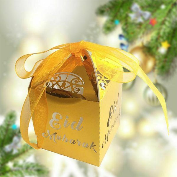 

20pcs candy box ramadan party decorative gift box hollowed out diy candy muslim eid party home decoration supplies