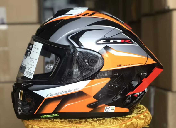 

full face motorcycle helmet x14 hond-a cbr- orange color helmet riding motocross racing motobike