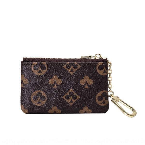 

all-match 2019 new printing coin purse coin women's small short hand wallet wallet handbag key bag simple mini
