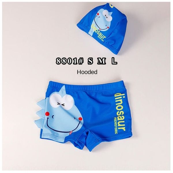 

vdpwp 2020 children's baby boys korean boxer baby dinosaur crocodile small middle and large cap trunks swimming trunks children swimmin, Black