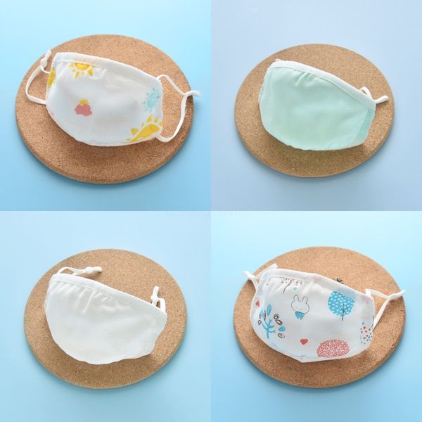 

designer printed face masks protective ice silk cotton face mask mascherine camouflage strawberry print anti dust pm2.5 breathable mout #4, Black